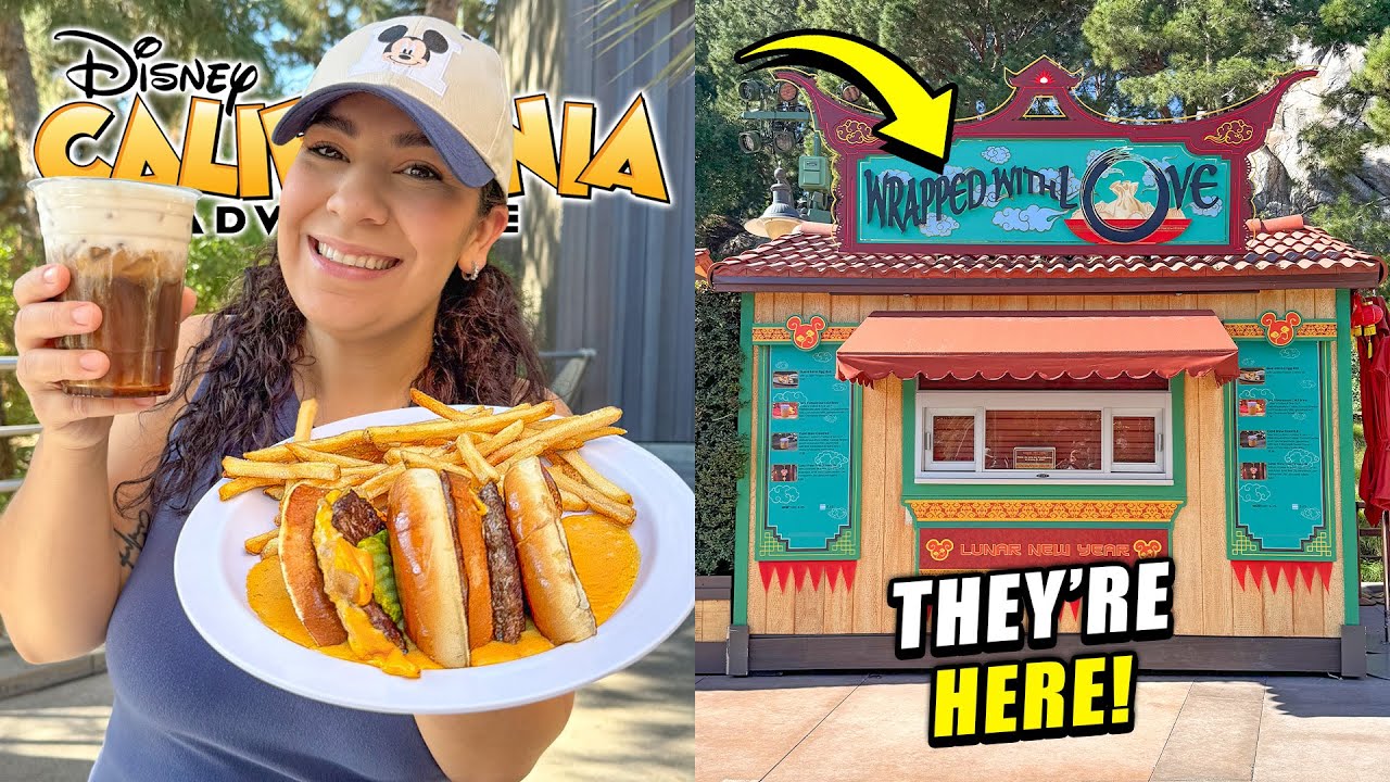 ✨ NEW 2026 Disney California Adventure Park FOODS! | New Updates, 2026 LUNAR NEW YEAR Booths + MORE!