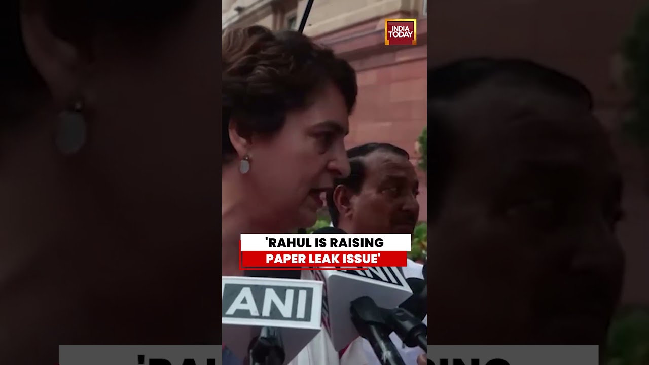 Priyanka Gandhi Says Paper Leak Issue Repeated, No Action Taken #rahulgandhi #neet #paperleak