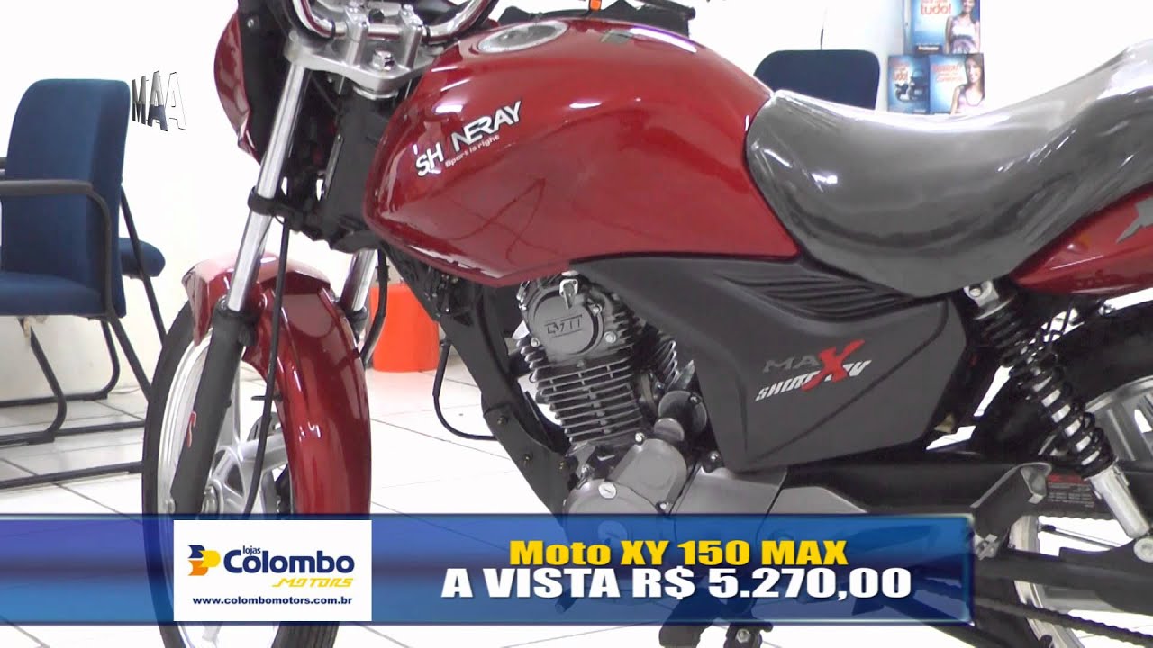 CONHEÇA A MOTO XY 150 MAX DA COLOMBO MOTOR , AQUI NO MA.