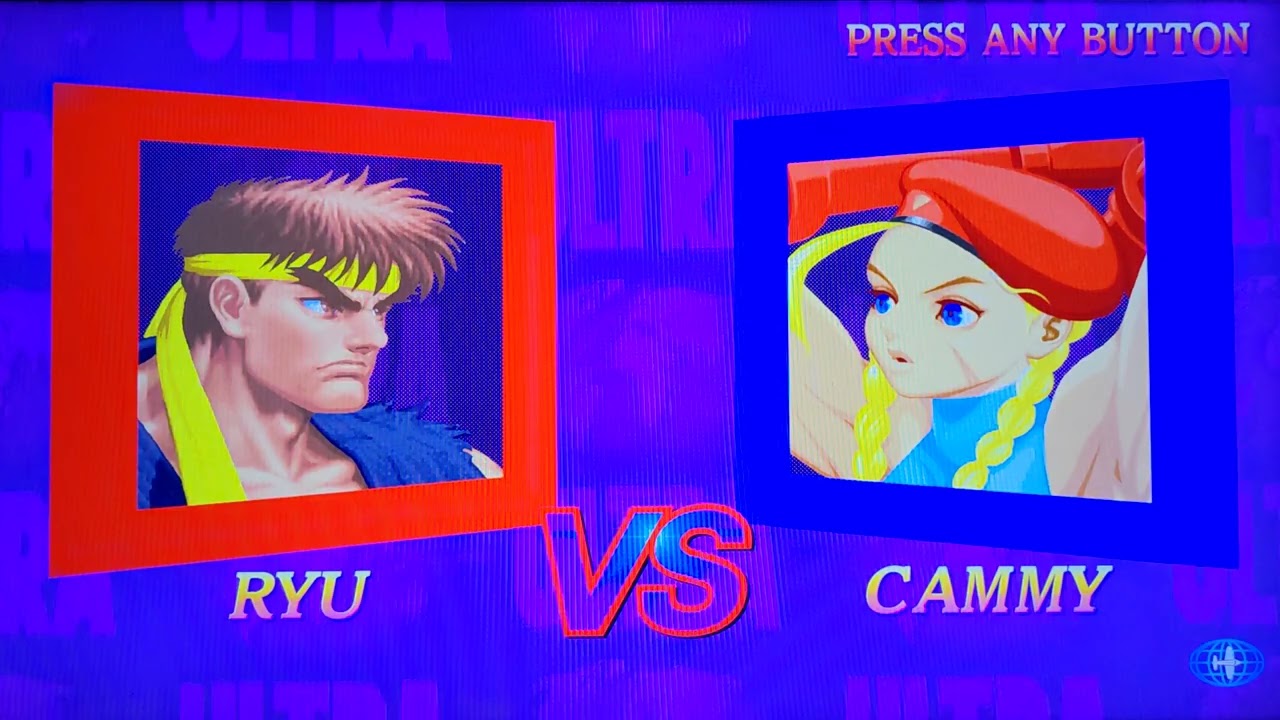 ウルトラストリートファイター2  RYU HEDIUMプレイ