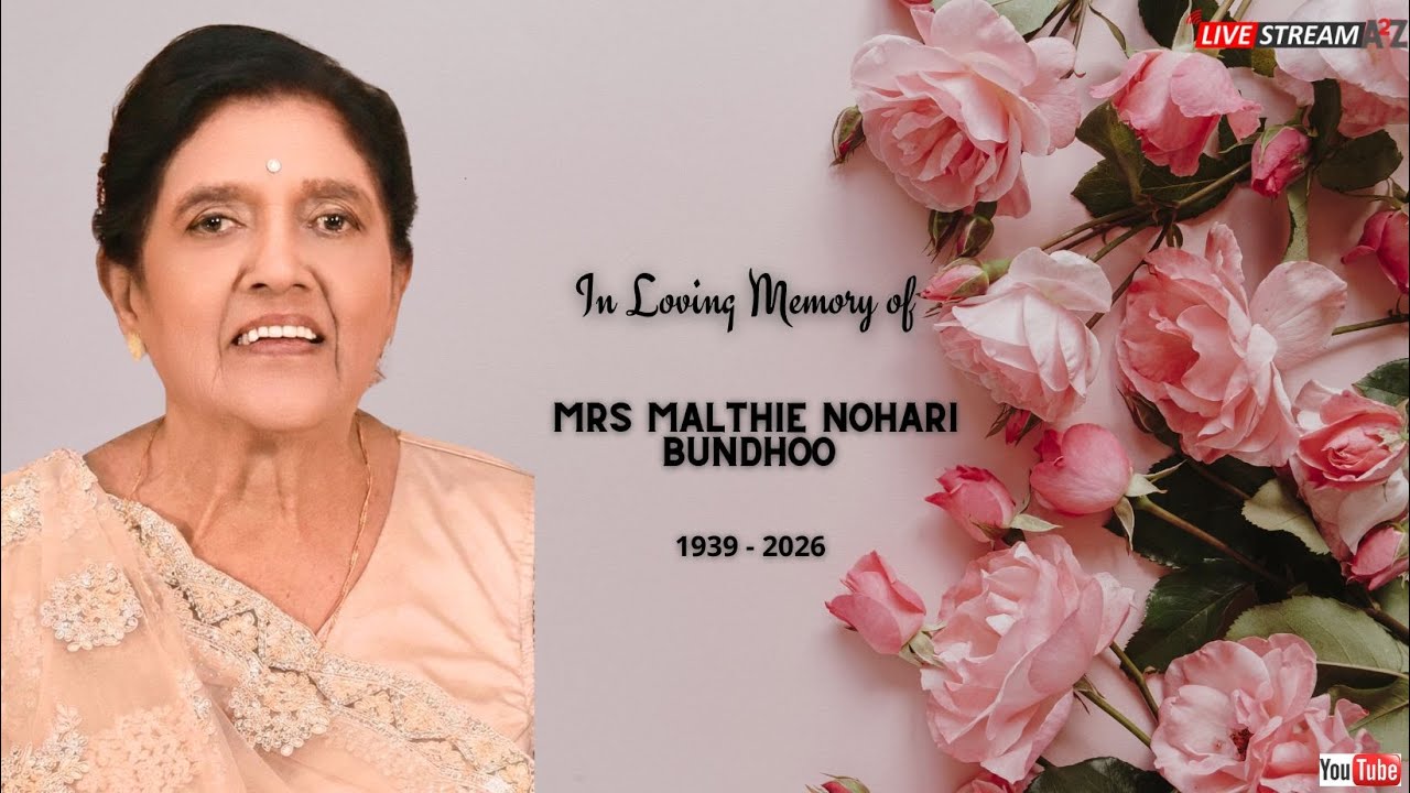 The Funeral Service of Mrs Malthie Nohari Bundhoo
