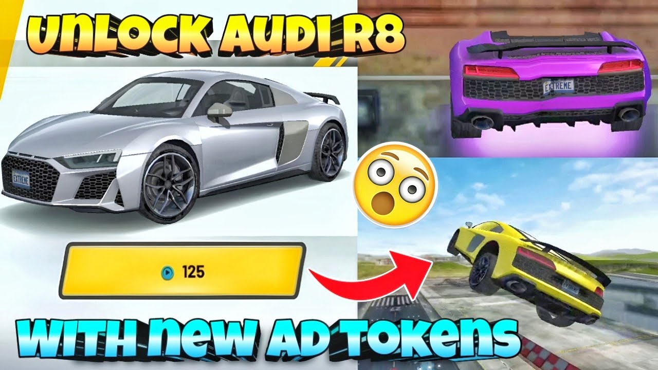 Разблокируйте Audi r8 с помощью новых рекламных токенов😱||Симулятор экстремального вождения автом...