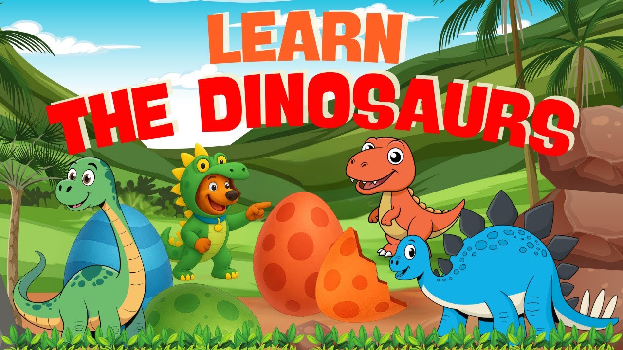 Fun Dinosaur Adventure with Vik - Learn The Dinosaurs | Interactive Dino Games for Kids
