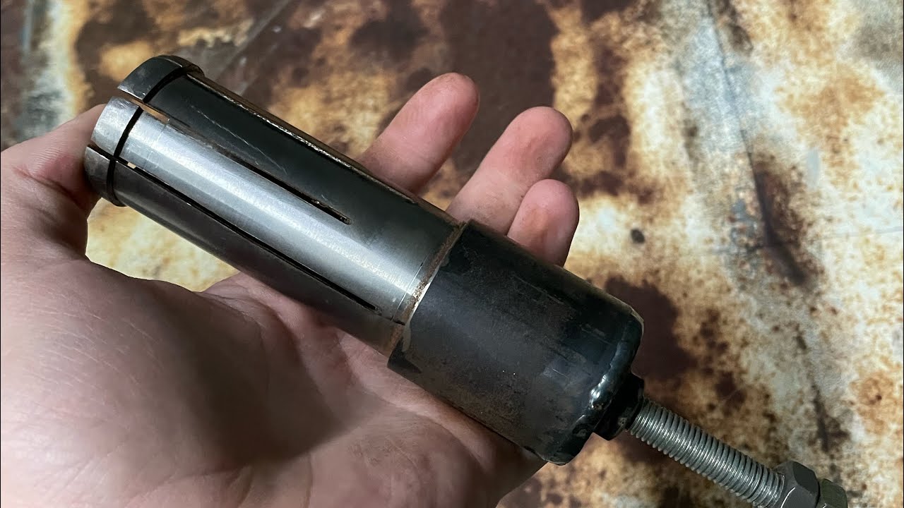 Making a tail shaft bushing puller from scratch! Saving big money! 🤓🤓🤓