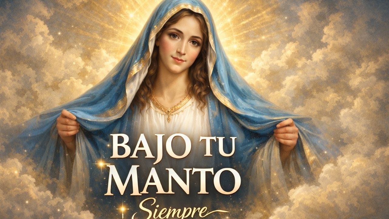 🌹DIVINA CANCIÓN A LA VIRGEN MARÍA!!!🌹Bajo tu manto siempre. #musica