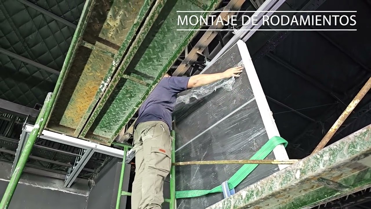 Montaje de Paredes Móviles Acústicas Decibel - Salón de Eventos Janos Costanera