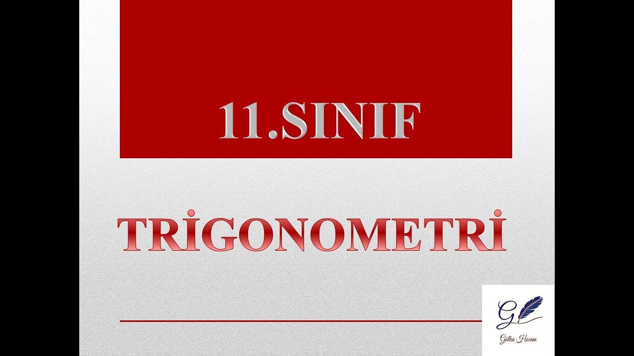 TRİGONOMETRİ...1... (11.Sınıf Matematik)    #matematik #trigonometri