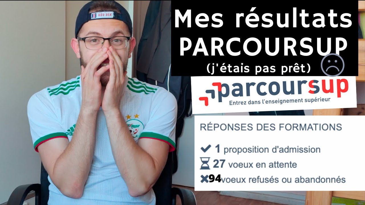 Je DECOUVRE mes RESULTATS PARCOURSUP EN DIRECT (j'pense que je vais postuler au MCDO c mieux) 😓😵