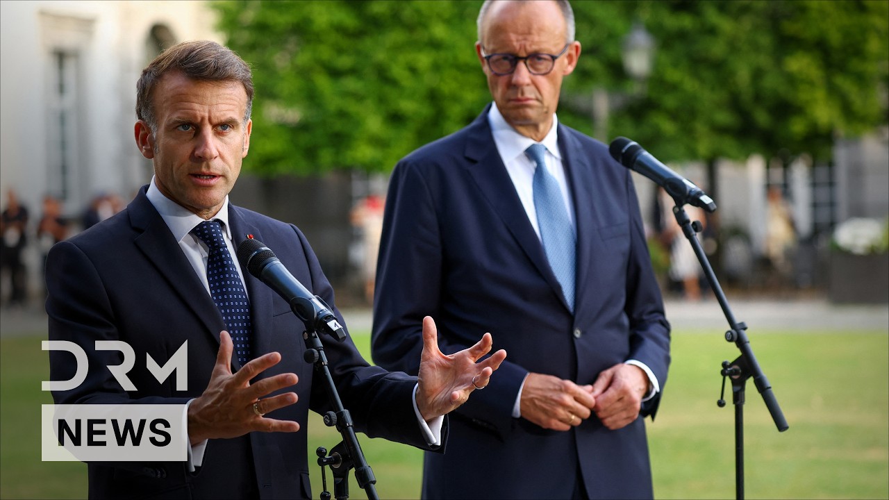 FULL PRESSER: Merz & Macron Outline New Europe Agenda After High-Level Germany-France Summit | AC1G