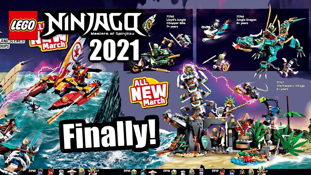 LEGO Ninjago 2021 Spring sets! Season 14's INTERESTING colors...