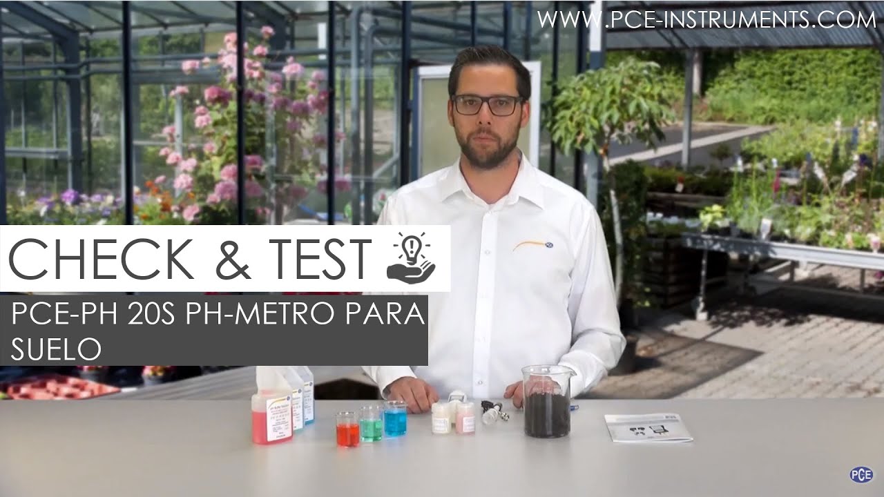 Medidor de pH PCE-PH 20S mide de forma rápida y precisa el pH del suelo | PCE Instruments