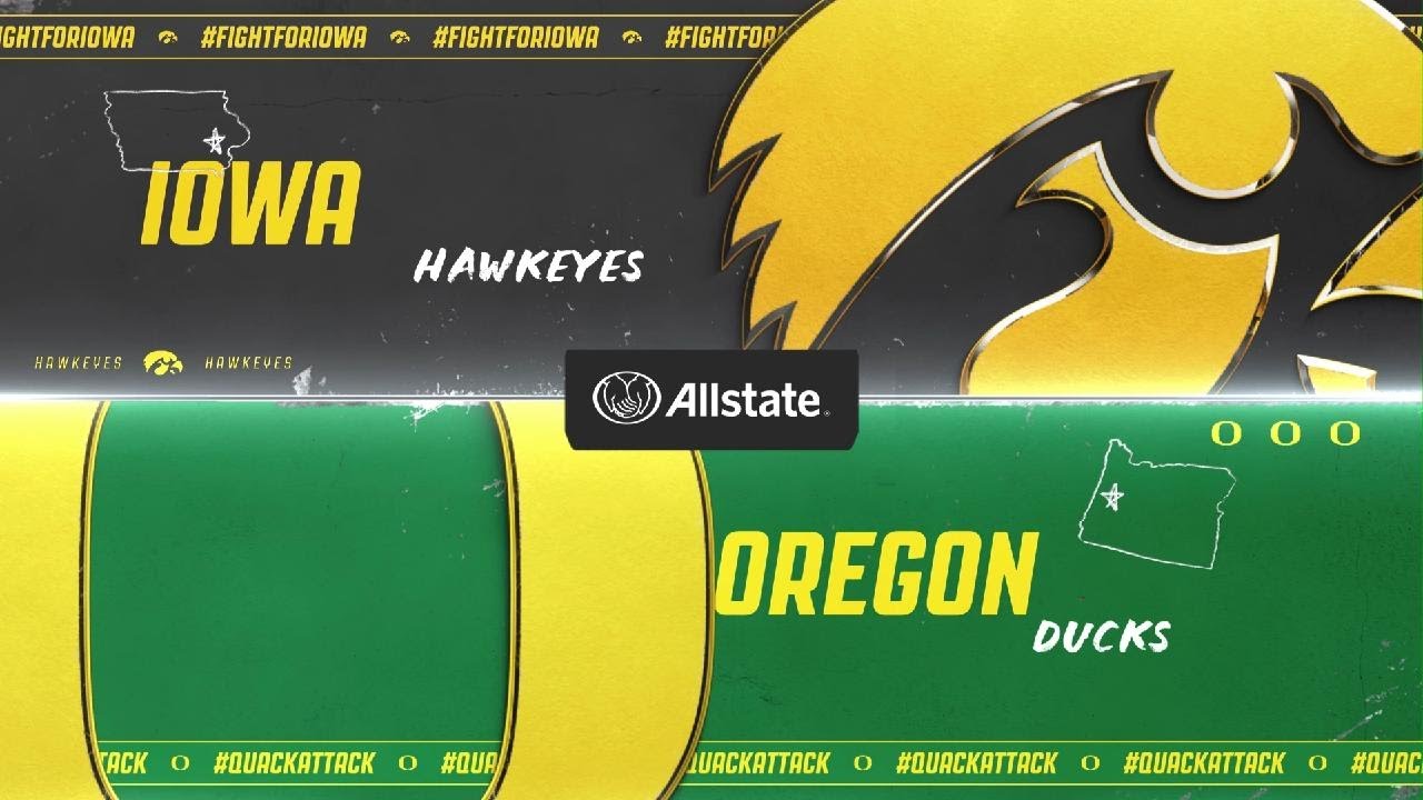 Iowa vs Oregon National Championship 1st half