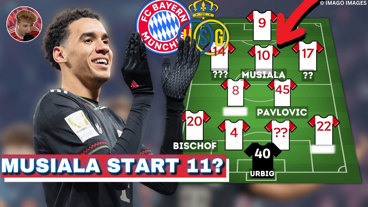 Musiala in der Start 11? So spielt Bayern gegen Royale Union Saint-Gilloise
