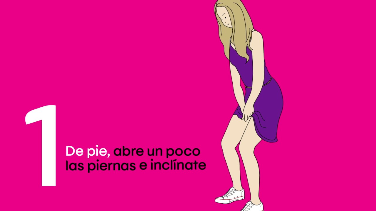 Posturas ideales para ponerse un tamp&oacute;n - Kotex