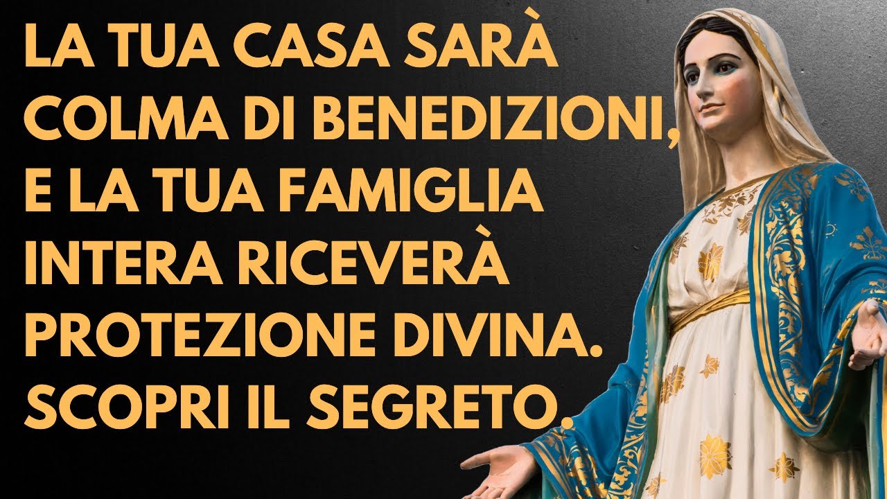 La tua casa sarà colma di benedizioni, e la tua famiglia protetta. Scopri il segreto