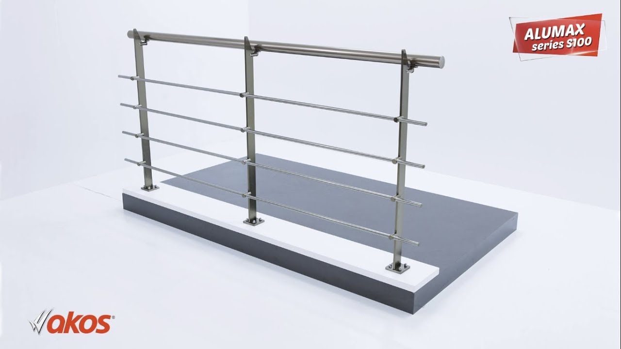Akos - Alumax S100 Series Aluminium Railing Installation