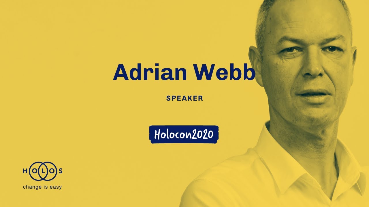 Adrian Webb Speaking at Holocon 2020