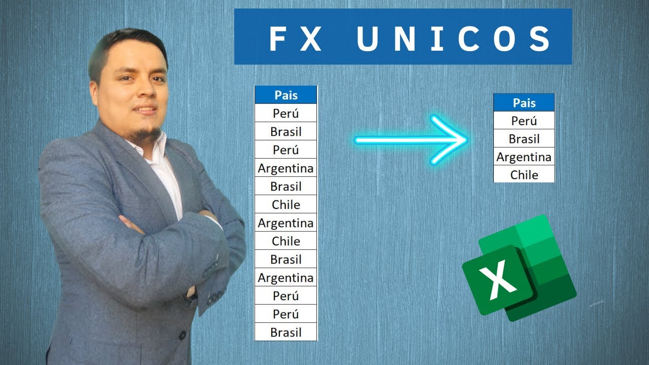FUNCION UNICOS || MÁS ALLA DE LO BÁSICO || RANGOS NO ADYACENTES Y EN DIFERENTES TABLAS