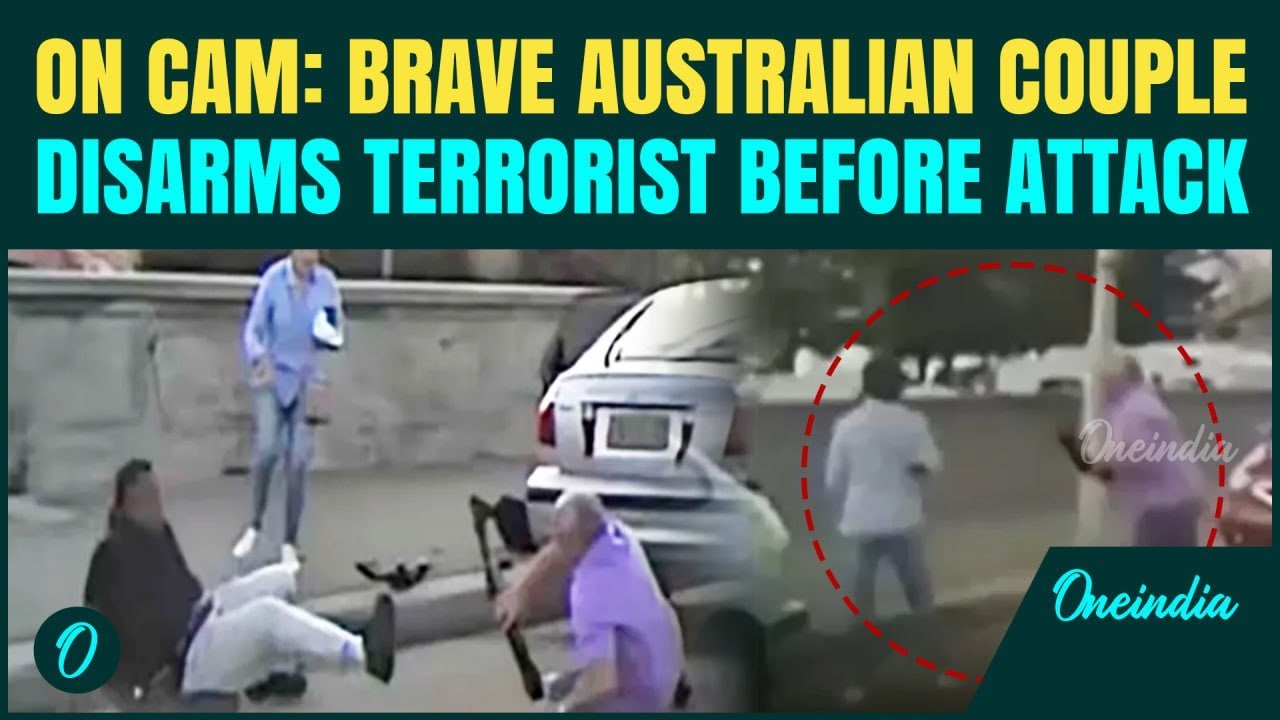 Australia Bondi Beach Attack UNSEEN Video: Heroic Australian Couple STOPS Terrorist Before Attack
