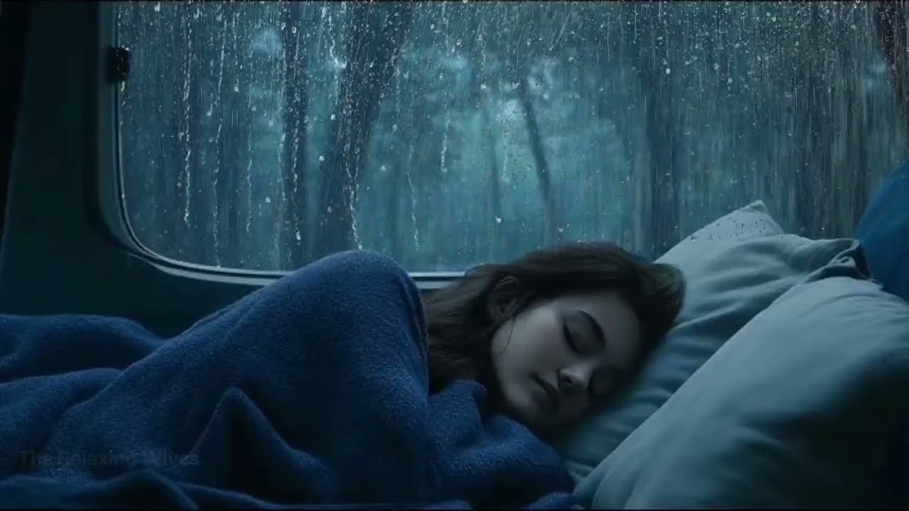 ASMR | Rain 🌧️ for sleeping 😌 Night Thunderstorm for sleeping| Heavy Rain Sounds #rain 