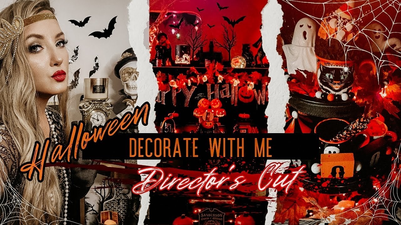 ЭКСКУРСИЯ ПО ДОМУ НА ХЭЛЛОУИН + УКРАШАЙТЕ ВМЕСТЕ СО МНОЙ!! 🎃 | РЕЖИССЕРСКАЯ ВЕРСИЯ! 🎬 