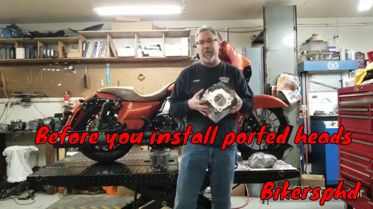 Installing ported Harley heads things to do before you get started.