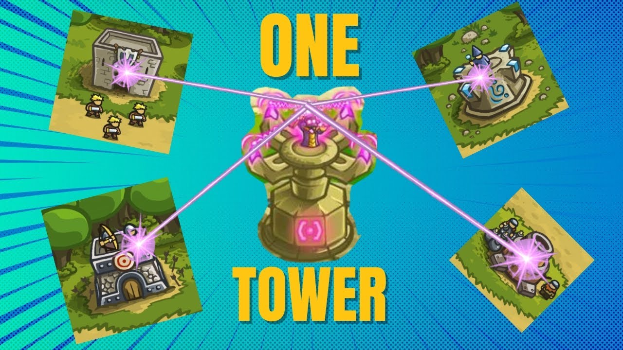 Can You REAAALY Beat Kingdom Rush With Just One Tower ?