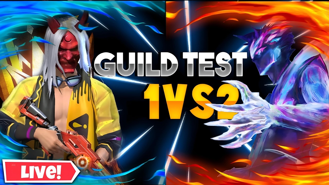 🔴[Live]🤯Guild Test Begins💀 BR Room-Garena Free Fire !!