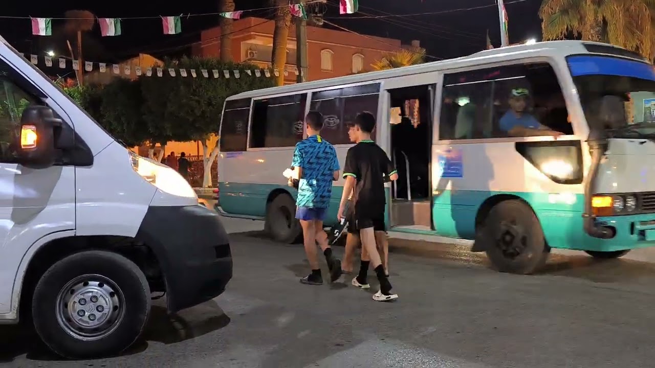 مدينة بوڨرة البليدة في الليل