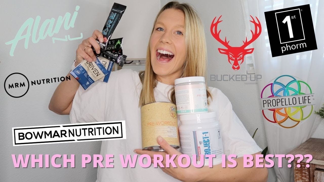 I tested six different pre-workouts to find the BEST PRE-WORKOUT... so you don't have to