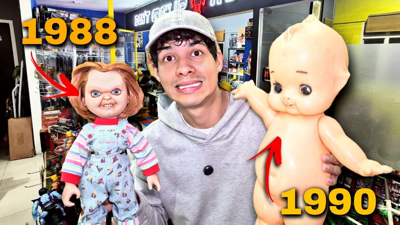 La TIENDA de JUGUETES más RAROS y ANTIGUOS en BOGOTÁ! 😱 ft @Brago