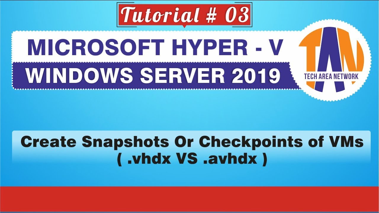 How To Create Delete Checkpoints OR Snapshots in Hyper V Windows Server 2019 [HYPER V TUTORIAL 03]