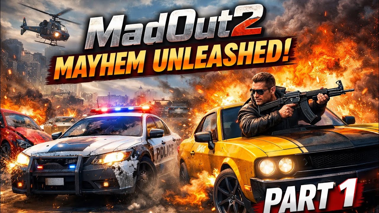 MadOut2 Mayhem Unleashed: Wild Police Chases, Insane Stunts & Open World Action | Part 1
