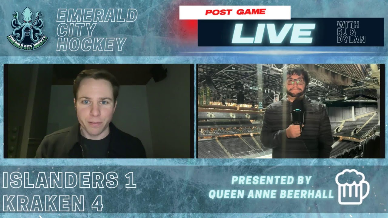 ECH Postgame Live presented by @thehall_group - Kraken vs. Islanders