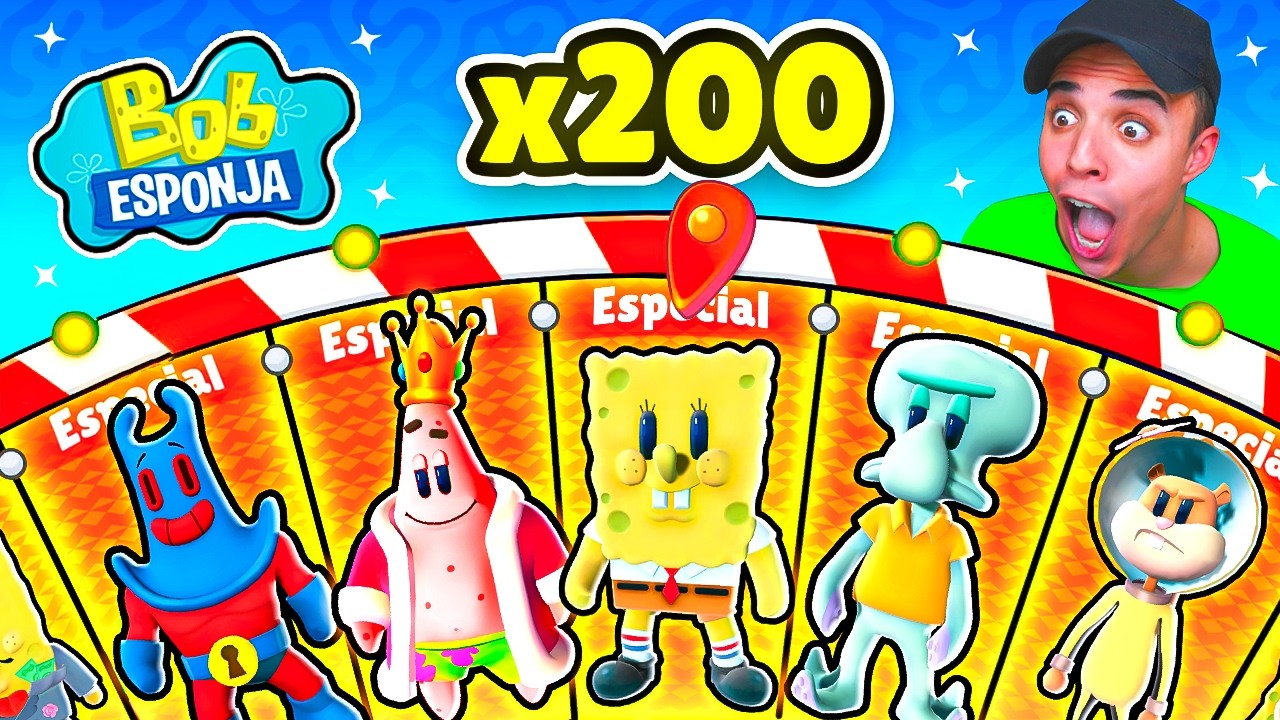 COMPRO TODAS las Nuevas SKINS de BOB ESPONJA en Stumble Guys!