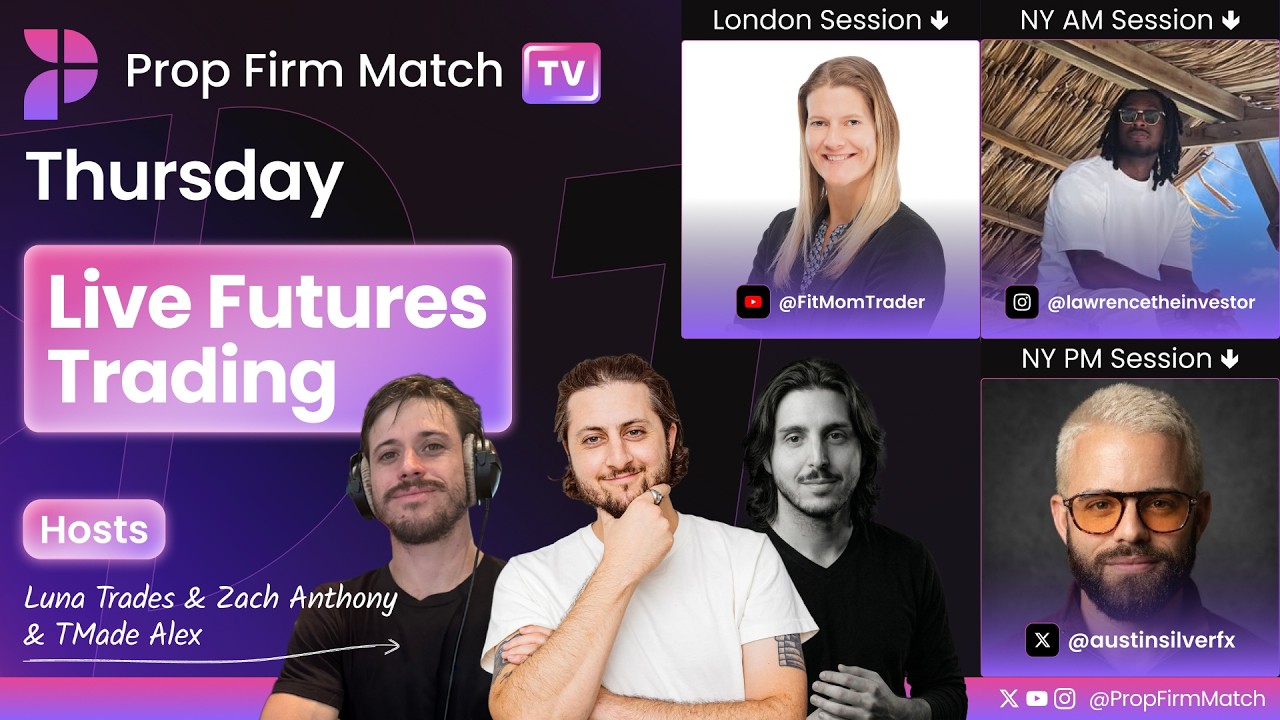 Live Futures Trading | London & New York Session | Prop Firm Match TV