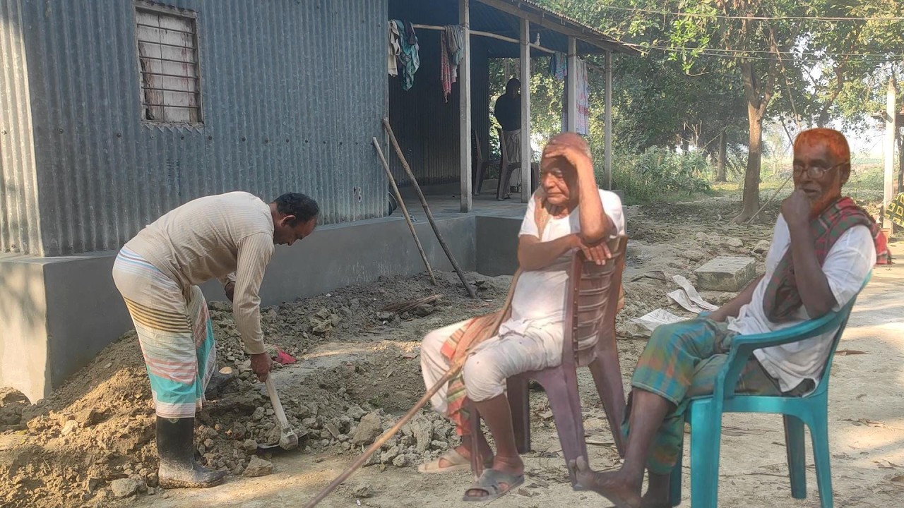 বাড়ির কাজ নিয়ে কি বিপদে পরলাম 😭village touch