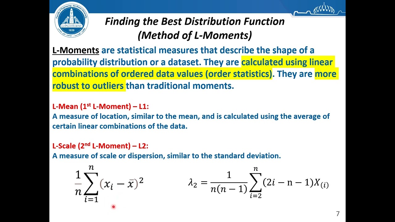 Selecting the Best Distribution Part 5