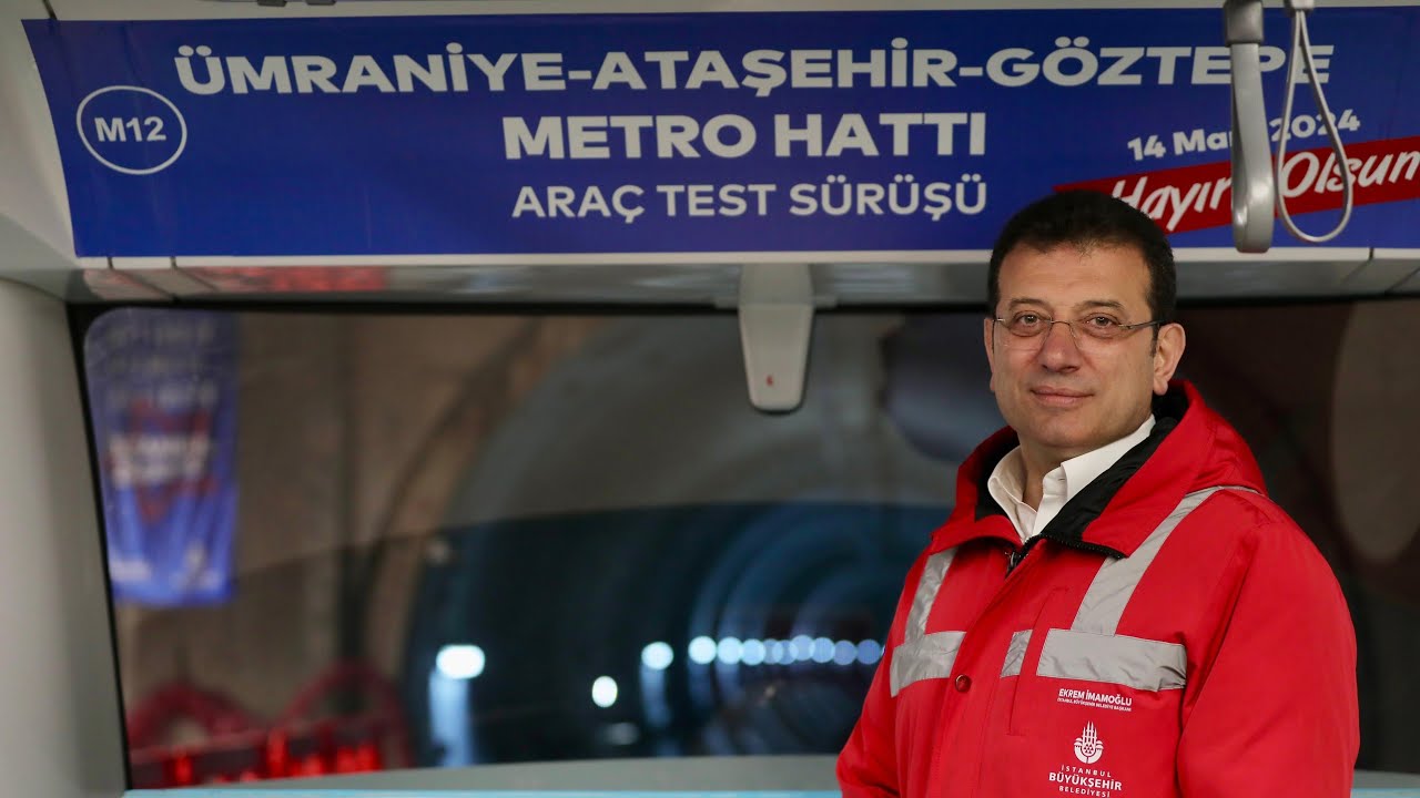 M12 Ümraniye Göztepe Metro Hattı (Ataşehir-Finans Merkezi Test Deneme Sürüşü ) 🚇🚉👷👷‍♀️👷‍♂️