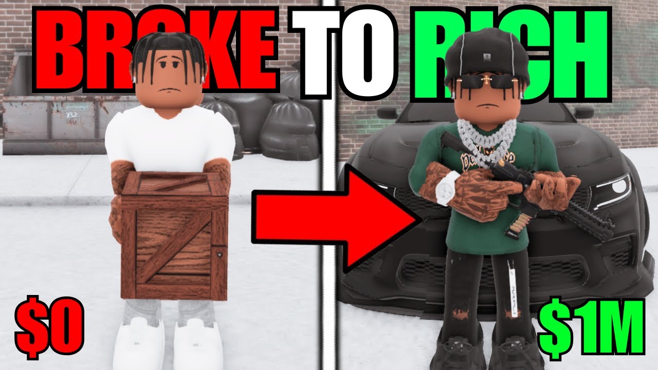 I went from BROKE to RICH in South Bronx The Trenches Roblox!