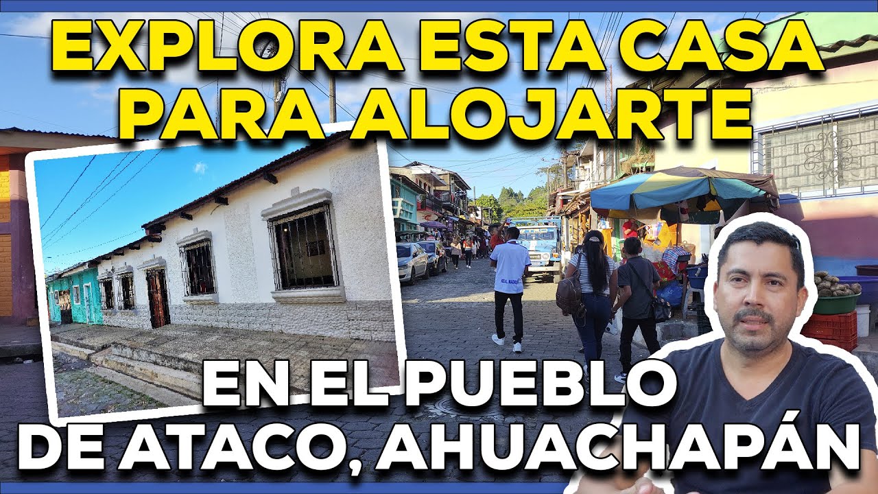 COMO ES UNA CASA DE PUEBLO EN ATACO EN SALVADOR. LISTA PARA ALQUILAR