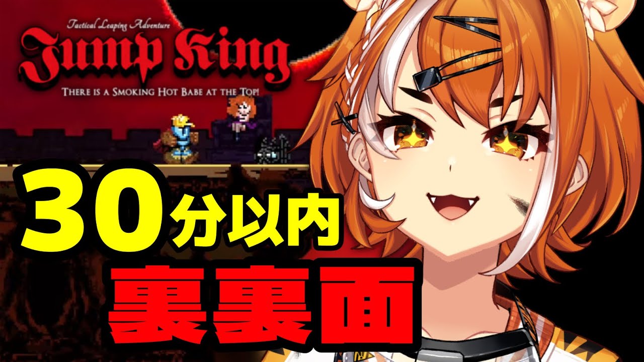 【JumpKing実績⑥】裏裏面30分以内クリアに挑戦【#虎眼ぼん】