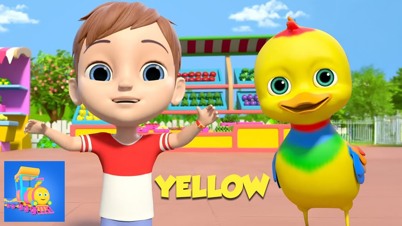 Canção de Cor Amarela e mais Rimas Educativas - Huffy Puffy