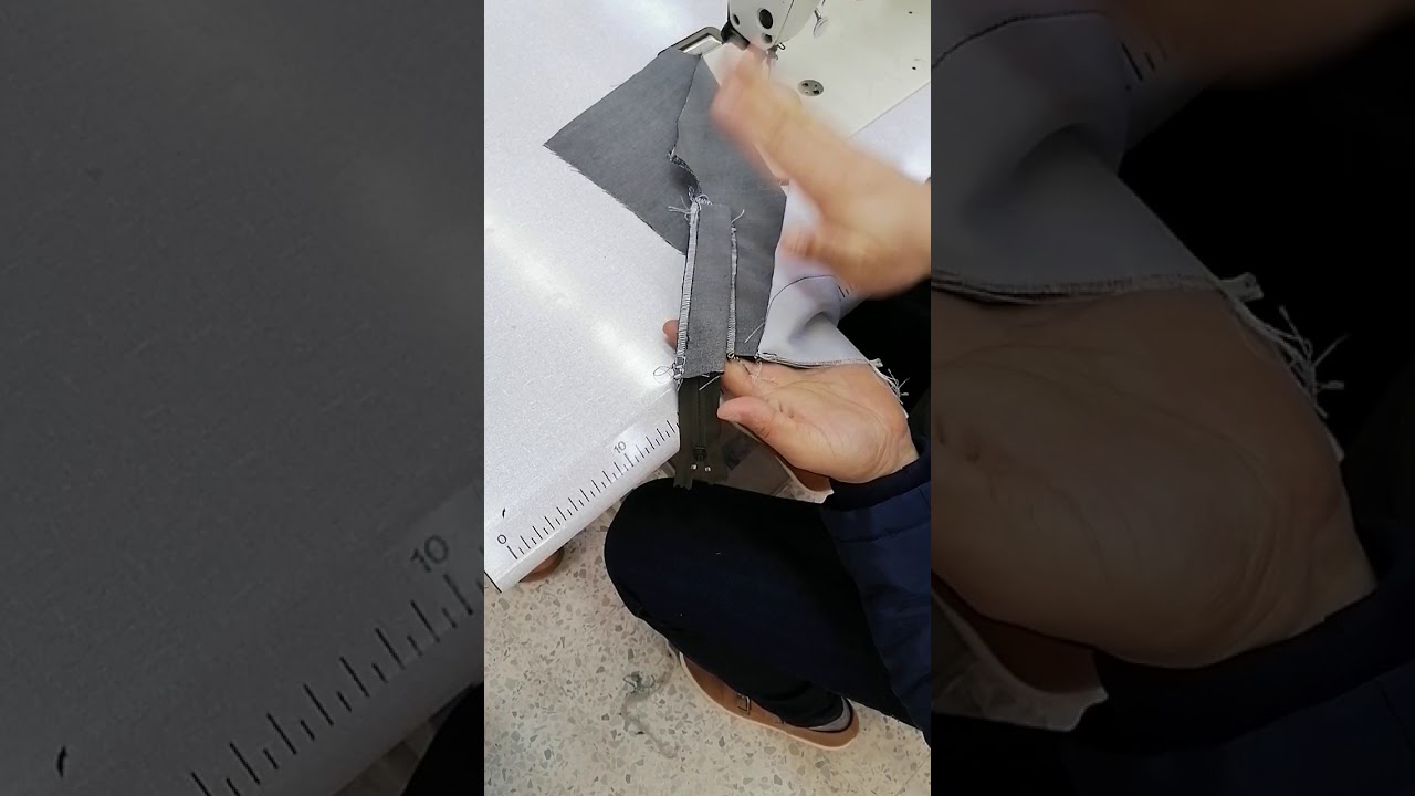 11-5: Fermeture à glissière avec braguette et sous pont pantalon jeans