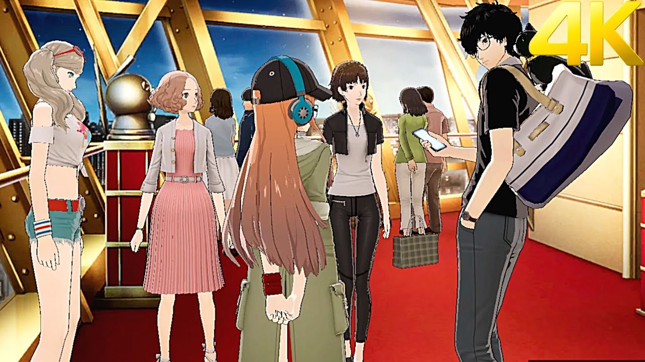 [All Choices Selection] P5S - Going to Tenboto with the Ladies vs the Guys Scene Persona 5 Strikers