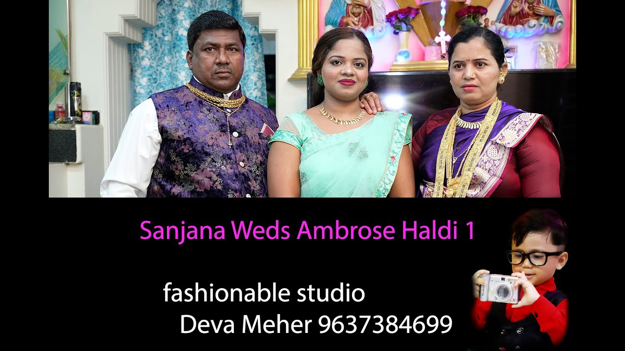 Sanjana Weds Ambrose Haldi 1