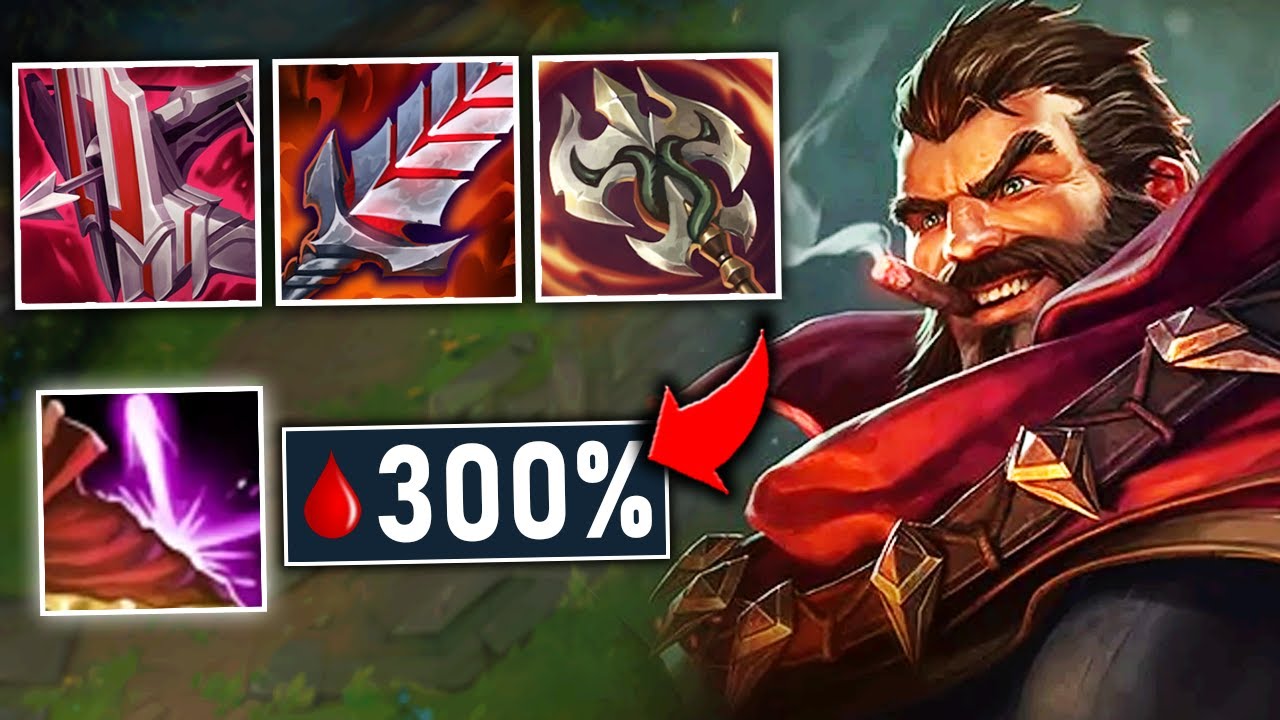 Graves but I have so much Lifesteal I heal to full with 1 auto