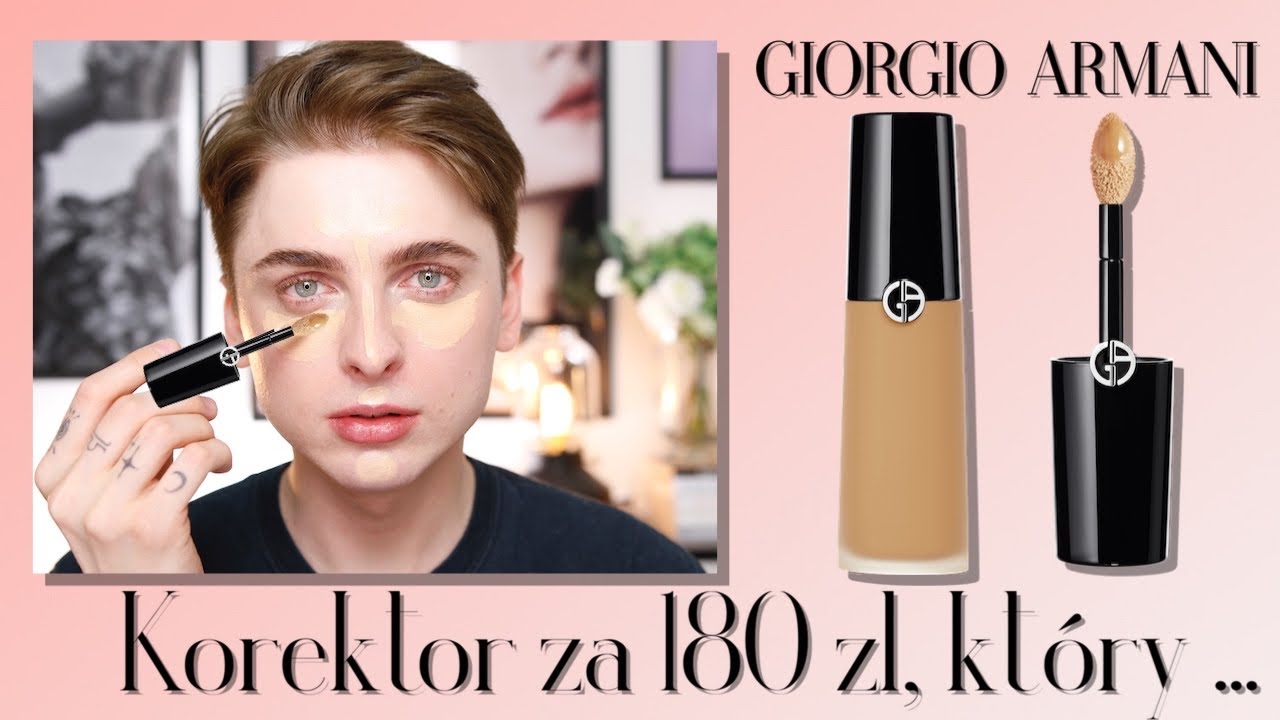 Czy jest sens kupować drogie korektory z lekkim kryciem? Test Luminous Silk Concealer od Armani