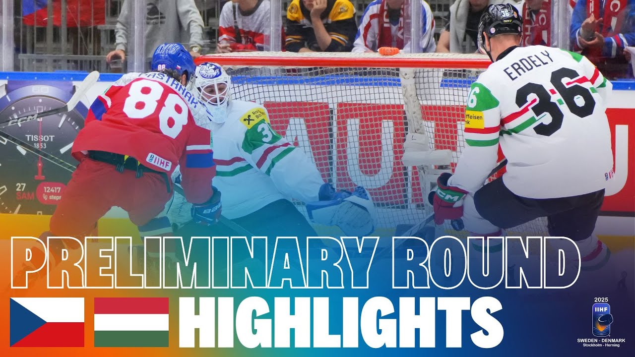 Highlights: CZECHIA vs HUNGARY | 2025 #MensWorlds #IIHF
