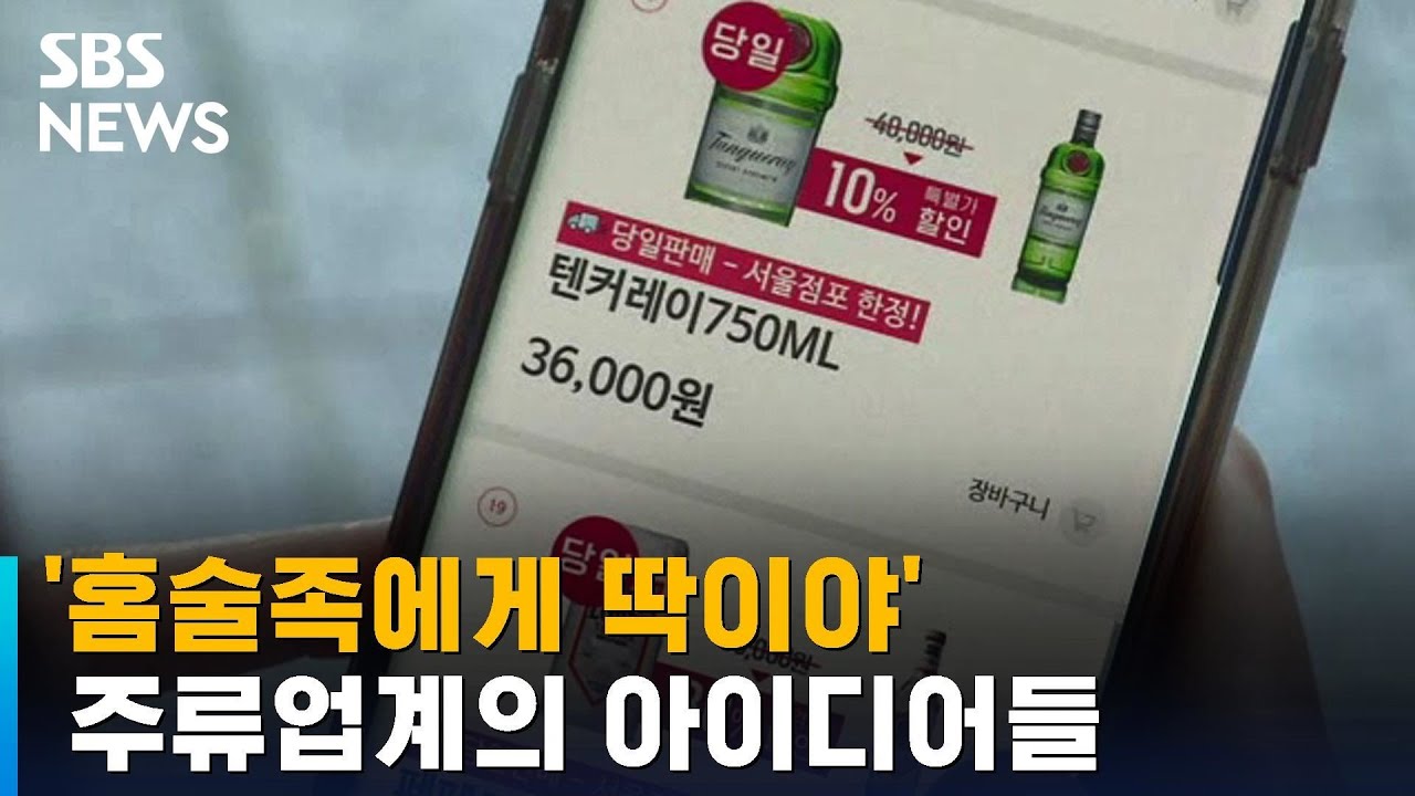 '홈술족에게 딱이야' 코로나가 바꾼 주류 소비 문화 / SBS